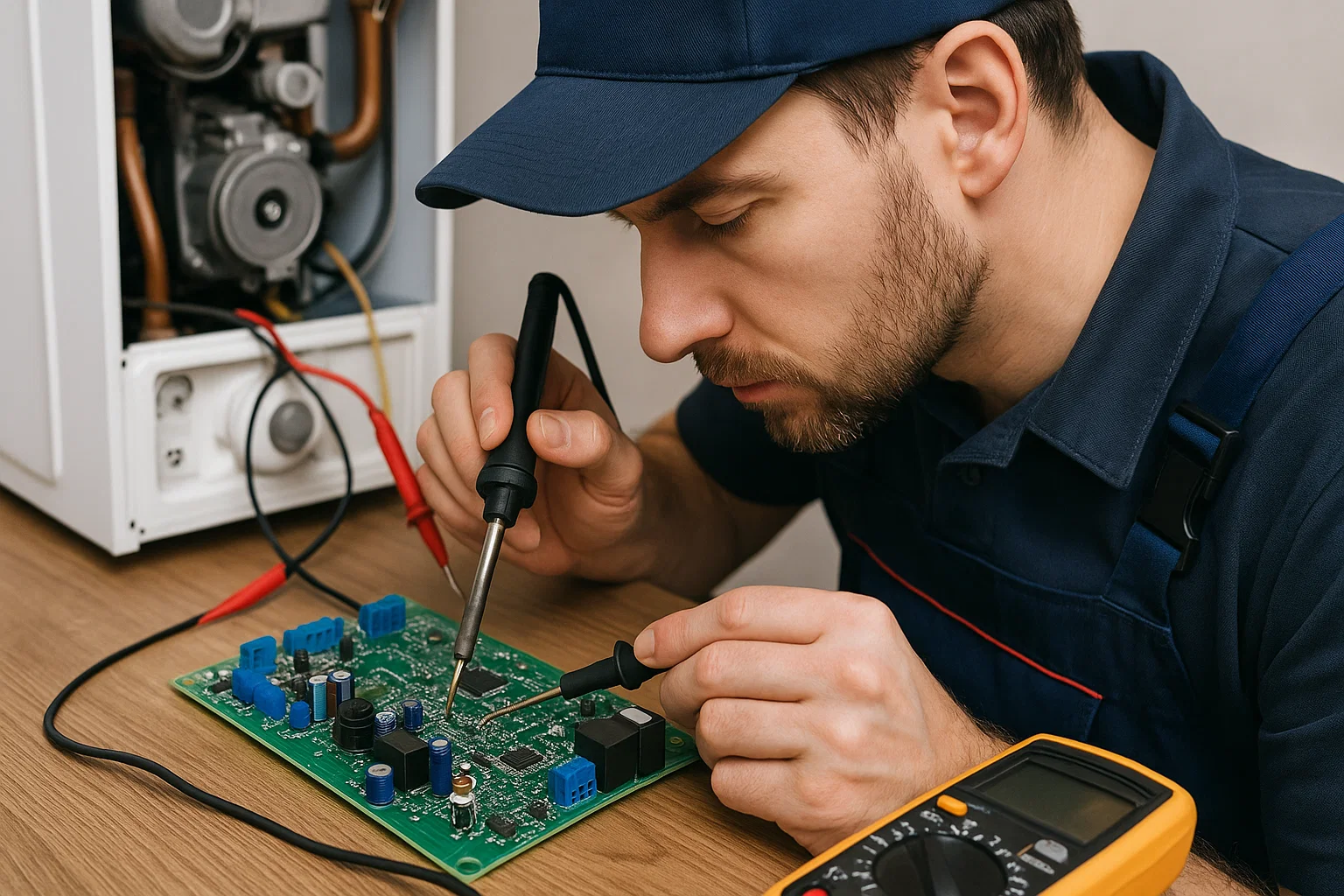 تعمیرات برد پکیج دیواری 
